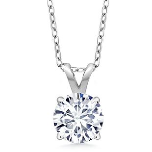 2ct Moissanite Pendant in 14K $99