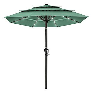 10' LED Patio Umbrella $75