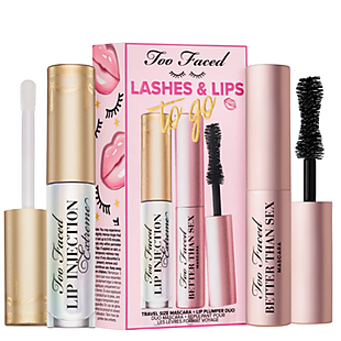 2pc Too Faced Lashes & Lips To Go Set $12