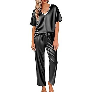 Women's Satin Pajamas $11