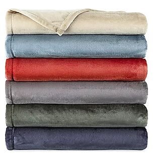 JCPenney Velvet Plush Throws $10