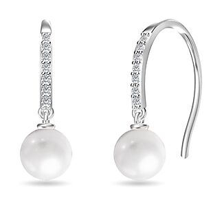 Sterling Silver Shell Pearl Earrings $14