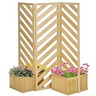 Planter Box with Privacy Wall $140