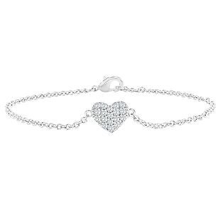 Crystal Pave Heart Bracelet $12