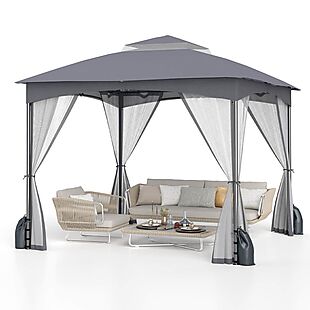 Patio Gazebo with Netting $220