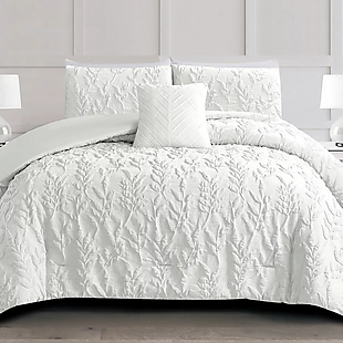 4pc Rachel Roy Puckered Comforter Set $35