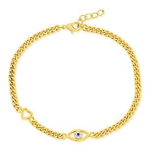 Heart and Eye Bracelet $14