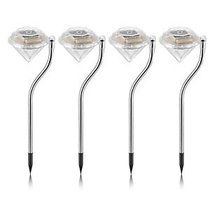 4pk Solar Garden Stake Lights $15