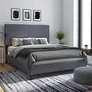 Upholstered Bed with Headboard $63