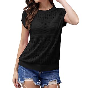Crochet Summer Tee $15