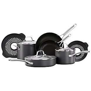 10pc Calphalon Cookware Set $130