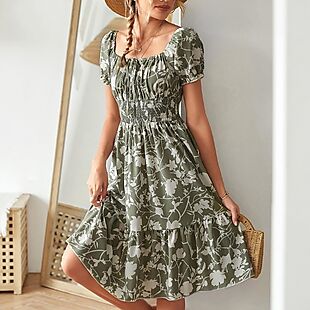 Floral Midi Dress $13