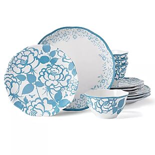 12pc Lenox Porcelain Dinnerware Set $63