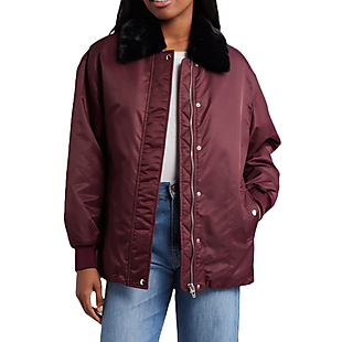 Faux Fur Collar Jacket $13