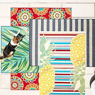 Sonoma 5' x 7' Indoor/Outdoor Rugs $45