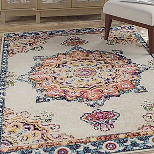 6' x 9' Stain-Resistant Area Rug $43