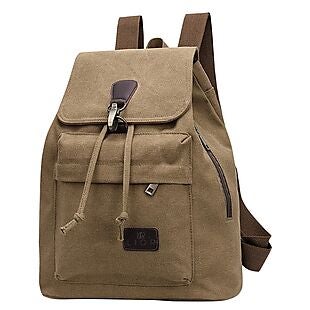 Canvas Backpack $17