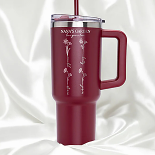 40oz Personalized Tumbler $30
