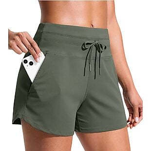 Women's Quick-Dry Shorts with Pockets $15