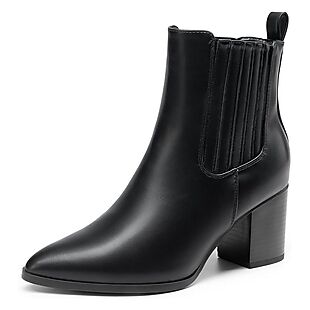 Faux-Leather Ankle Boots $27
