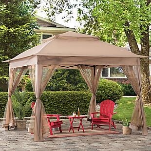 11' Pop-Up Gazebo with Netting $89