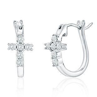 Sterling Silver Huggie Earrings $17