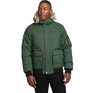 Eddie Bauer Down Bomber Jacket $60