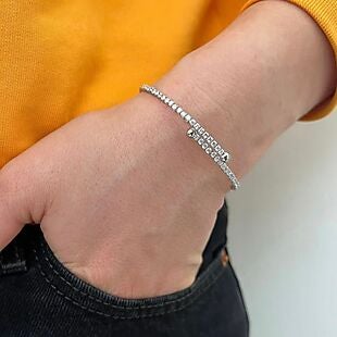 Wrap-Around Tennis Bracelet $16