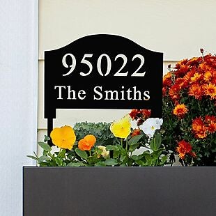 9" Metal Address Sign $33