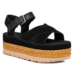 UGG Suede Platform Sandals $78