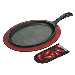 Lodge Cast-Iron Fajita Set $40