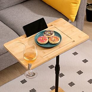 Adjustable Swivel Sofa Tray Table $28
