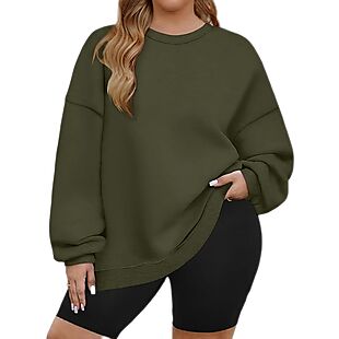 Plus-Size Sweatshirt $12