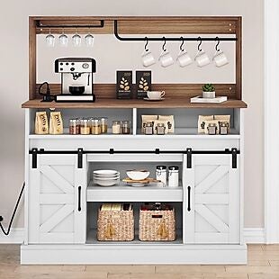 Farmhouse Coffee Bar with Power $128