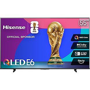 55" Hisense E6 QLED 4K TV $280