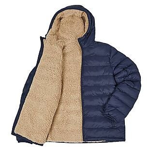 32 Degrees Hooded Sherpa-Lined Jacket $30
