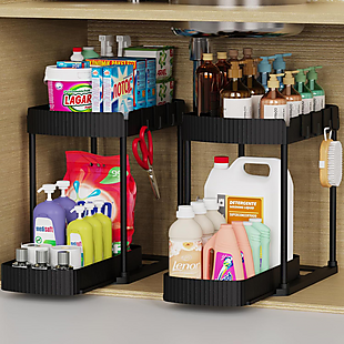 Set of 2 Under-Sink Organizers $17