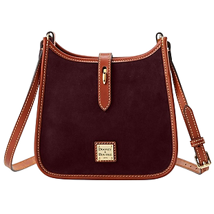Dooney & Bourke Suede Messenger Bag $75