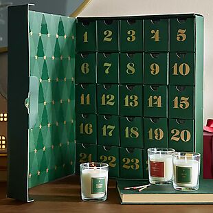 25pc Christmas Candle Advent Calendar $22