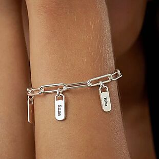 35% Off 925 Silver Custom Charm Bracelet