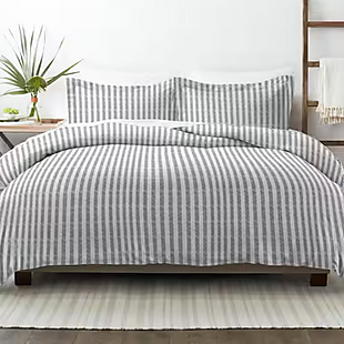 3pc Rugged Stripes Duvet Cover Set $23