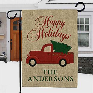 Custom Burlap Garden Flags $20