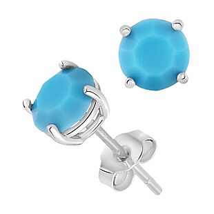 Sterling Silver Turquoise Studs $15