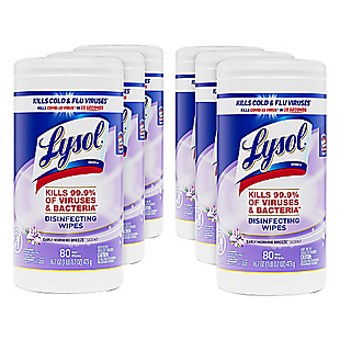 6pk Lysol Disinfecting Wipes $29