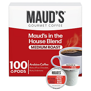 100ct Maud's Coffee Pods $30 + Free Ship