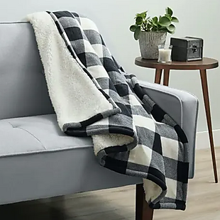 Sunbeam Sherpa Heated Throw Blanket $28