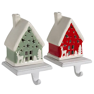 2pk House Stocking Holders $11