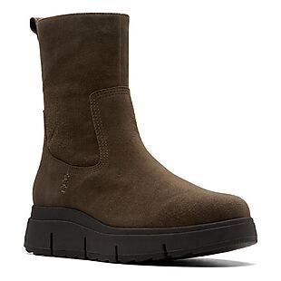 Clarks Suede Boots $40