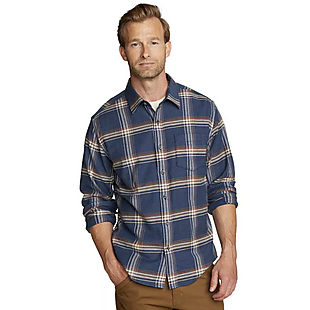 Eddie Bauer Flannel Flex Shirt $22