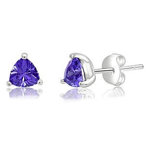Sterling Silver Tanzanite Earrings $14